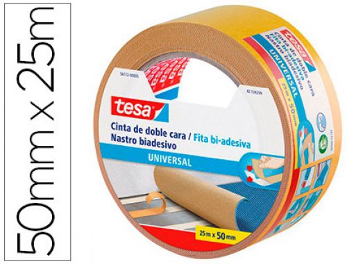 Fita adesiva tesa dupla face universal 25 m x 50 mm , Tesa , 62917 , 4042448388766